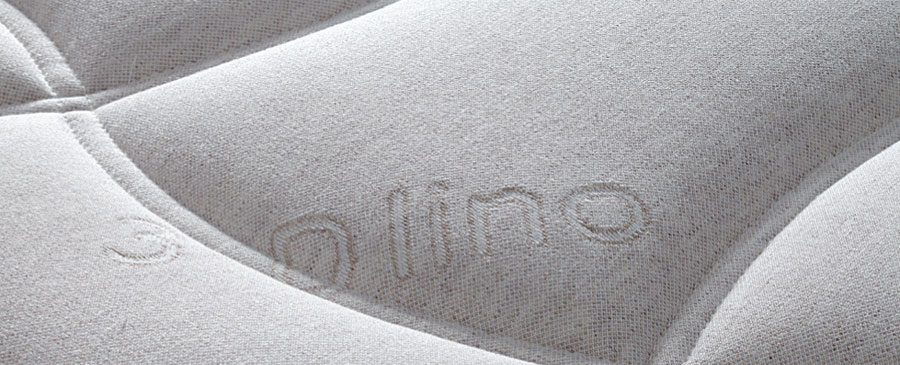 Colchón de muelles Balance de Luxe con tejido en 3D de lino